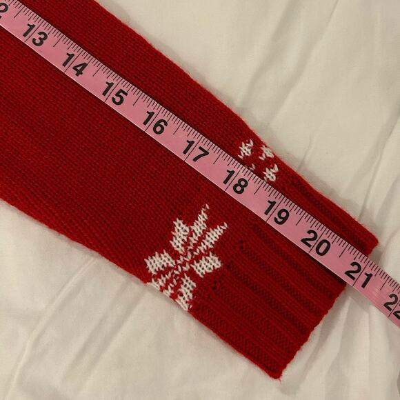 Owl Christmas Sweater Red Medium. The red and owl make it Perfect for Chi Omega - Picture 11 of 11